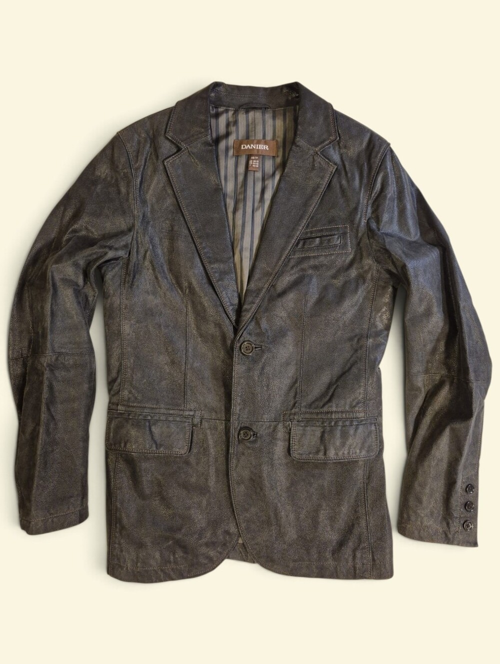Danier Men's Leather Two-Button Blazer